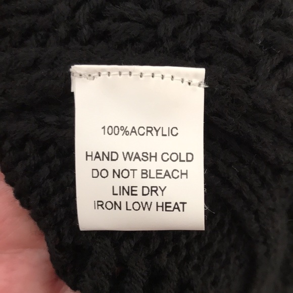 SIMPLY COUTURE NEW SWEATER SOFT, CHUNKY & BLACK SIZE 2X IN EXCELLENT CONDITION! - Picture 8 of 8